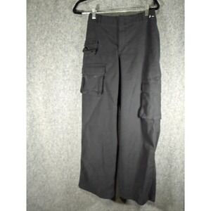 TNA Aritzia Pants Women 4 Black Straight Leg Cargo Gorpcore Relax